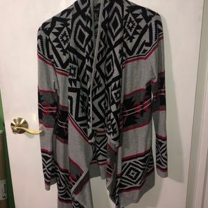 tribal cardigan sweater